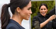 Ciężarna Meghan Markle w modnych kaloszach sadzi drzewka w Nowej Zelandii. Jej brzuszek widać nawet spod marynarki
