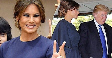 Melania Trump oczarowała Japończyków swoją kreacją! Klasa sama w sobie!
