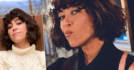 Natalia Kukulska w fantazyjnym swetrze pozuje na swojej ulubionej ściance. "Ta stylizacja jest obłędna"