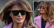 Wychudzona Melania Trump w obcisłych jeansach paraduje pod Białym Domem. O co chodzi z tymi butami?