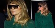 Melania Trump w obcisłych skórzanych spodniach przemyka nocą do Białego Domu. Ma nogi jak sarenka!
