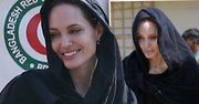 Niepokojąco chuda Angelina Jolie w Bangladeszu. Ubrała się cała na czarno mimo upału!