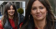 Kinga Rusin w zmysłowej czerwieni przed studiem "Dzień Dobry TVN". Paparazzi nie mogli się od niej oderwać!