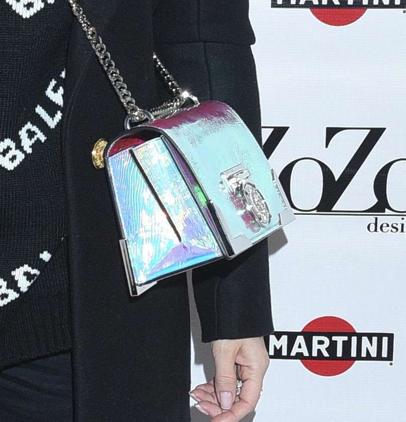 Metaliczna torebka Małgorzaty Rozenek