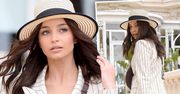 Cannes 2018. Śliczna Julia Wieniawa na sesji zdjęciowej dla L'Oreal Paris! W idealnie skrojonym garniturze zadała szyku na francuskich bulwarach [WIDEO]