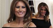 Melania Trump w małej czarnej chwali się niewiarygodnie wąską talią. Nigdy nie była taka szczuplutka!