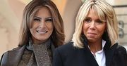 Brigitte Macron wystąpiła w trzech kreacjach jednego dnia. Wszystko po to, by przyćmić Melanię Trump!