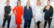 Gwiazdy na konferencji prasowej filmu "Całe szczęście": Joanna Liszowska, Margaret, Roma Gąsiorowska, Marieta Żukowska, Kinga Burzyńska