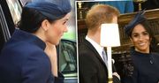 Meghan Markle jednak jest w ciąży? Królewscy fani dopatrzyli się WYRAŹNEGO znaku na ślubie księżniczki Eugenii!