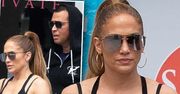 Półnaga Jennifer Lopez chwali się pierścionkiem zaręczynowym na ulicy. Paparazzi nie mogli oderwać od niej wzroku!