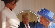Historyczna chwila Donalda Trumpa kompletnie zrujnowana. Na spotkaniu z królową Elżbietą II to Melania Trump zrobiła furorę!
