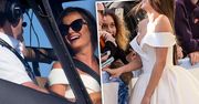 Cannes 2018. To się nazywa WEJŚCIE. Polska aktorka w sukni ślubnej przyleciała na czerwony dywan helikopterem!