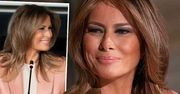 Szczuplutka jak igła Melania Trump wystroiła się jak Barbie na oficjalne spotkanie. Jej garnitur to hit!