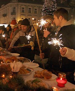 Kilka tysięcy osób na wieczerzy wigilijnej w Radomiu