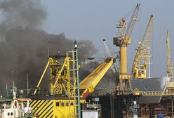 Pożar na statku w szczecińskiej stoczni