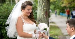 Bardzo przytyła w ciąży. Wybór sukni ślubnej był dla niej dużym wyzwaniem
