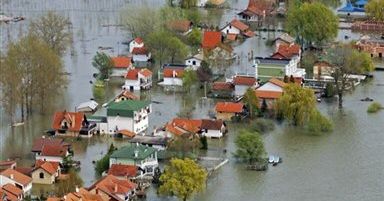 Dunaj zalewa południową Europę