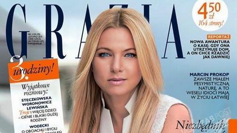 Kasia Bujakiewicz na okładce Grazii