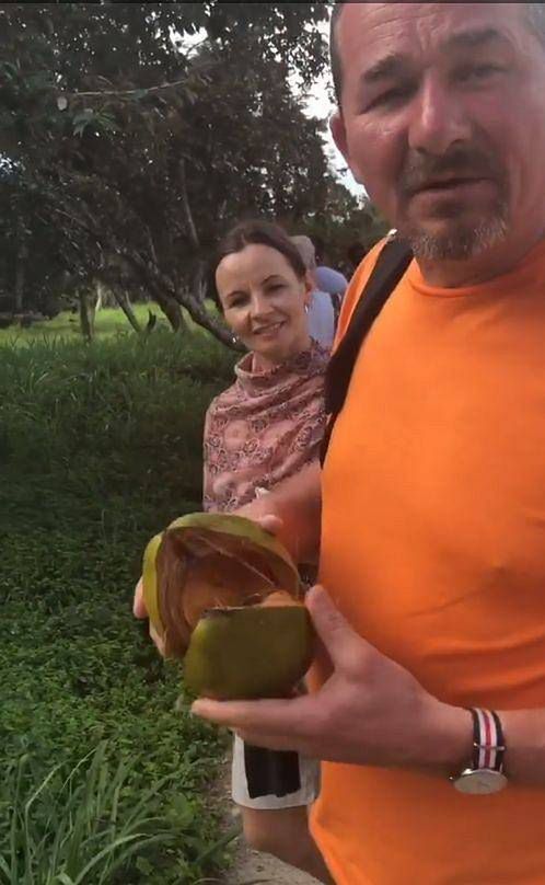 Natalia Szroeder z rodzicami na egzotycznych wakacjach