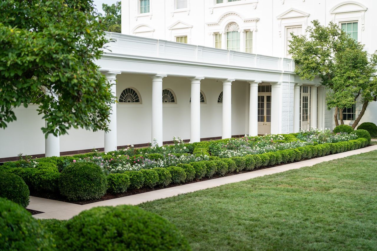 Melania Trump pokazała efekt prac w ogrodzie różanym