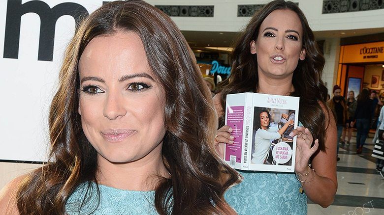 Anna Mucha promuje książkę, fot. ONS