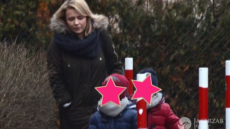 Aneta Zając z dziećmi