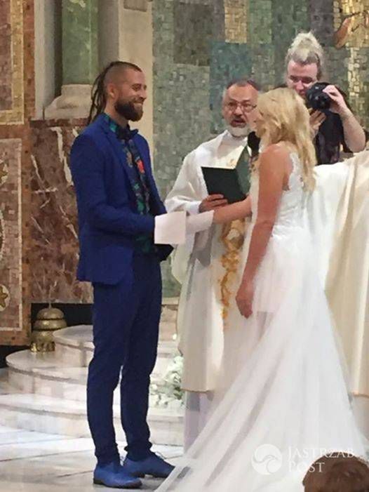 Ślub Marii Sadowskiej i Adriana Łabanowskiego