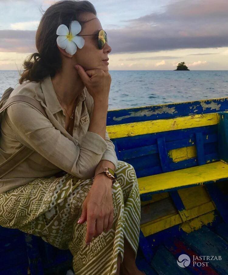 Kinga Rusin na wakacjach w Samoa