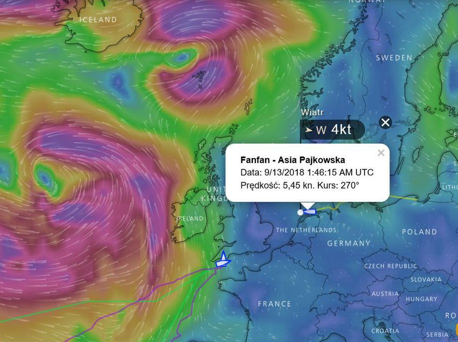 Trudna sytuacja polskiej żeglarki. Płynie dookoła świata, na trasie pojawił się huragan