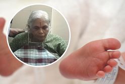 Indie. Najstarsza matka świata i ojciec dzieci leżą na oddziale intensywnej opieki