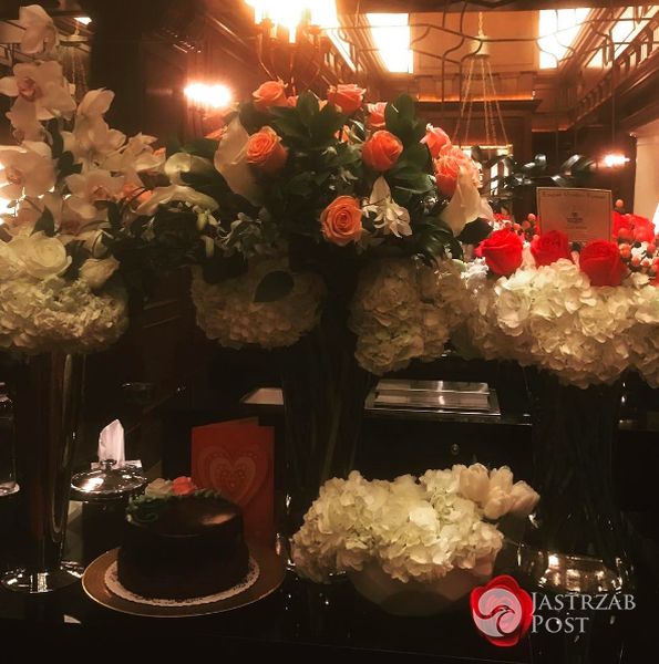 Walentynkowe kwiaty Jennifer Lopez (fot. Instagram)