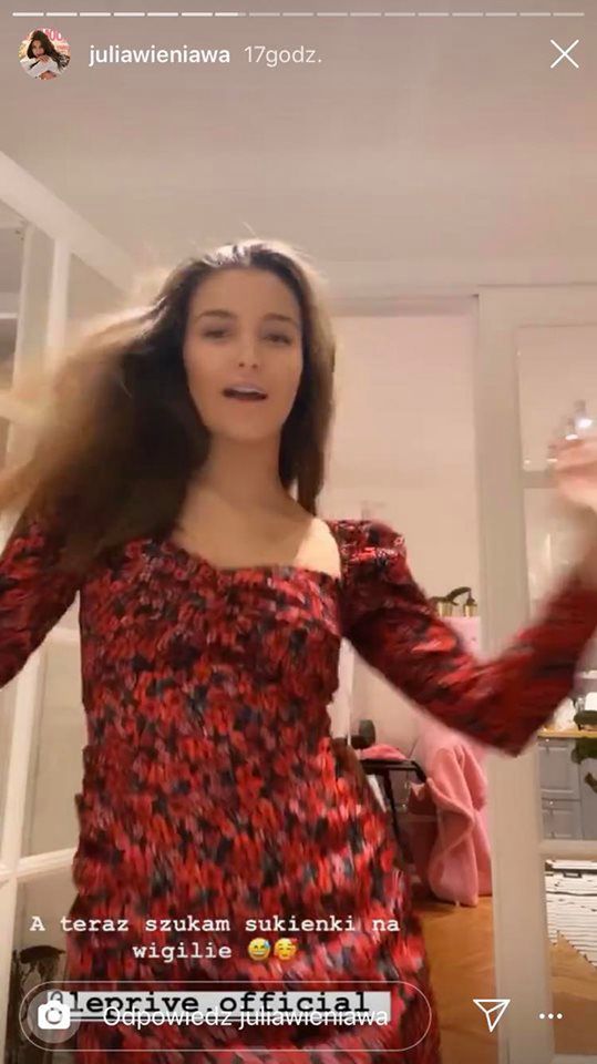 Julia Wieniawa - stylizacja wigilijna 