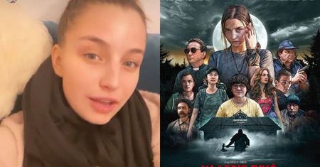 Stanowcza Julia Wieniawa BRONI plakatu horroru ze swoim udziałem: "Wyluzujcie!"