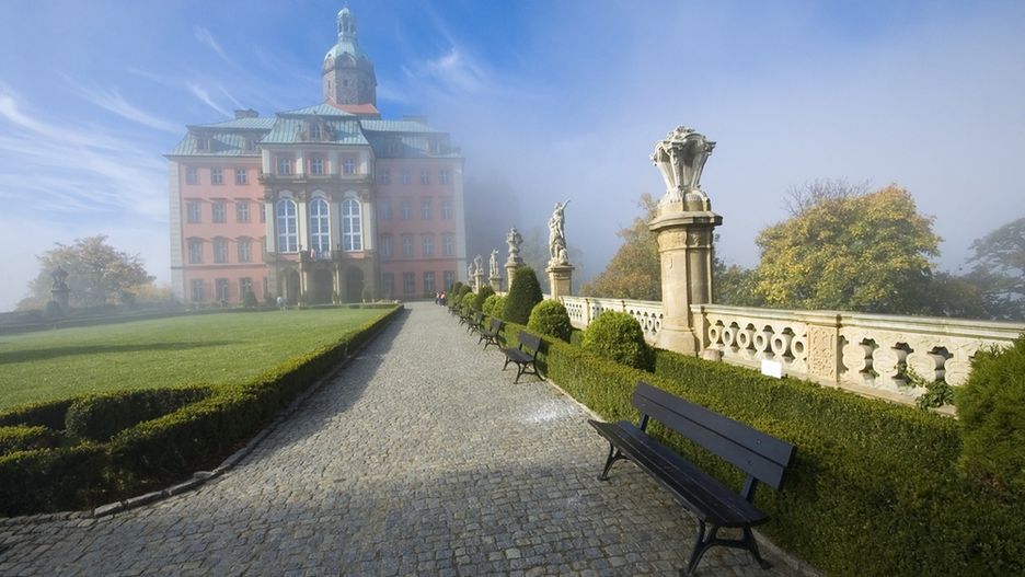 Zamek Książ znajduje się w Wałbrzychu