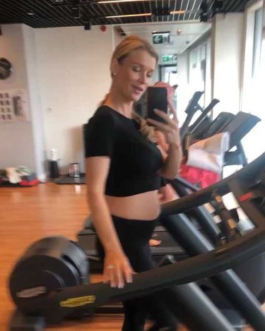Joanna Krupa w ciąży na siłowni