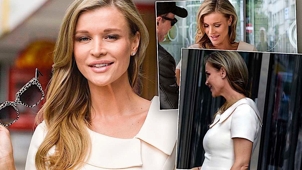 Joanna Krupa pokazała zaokrąglony brzuszek! Ciężarna gwiazda zrobiła furorę przed studiem "Dzień Dobry TVN"!