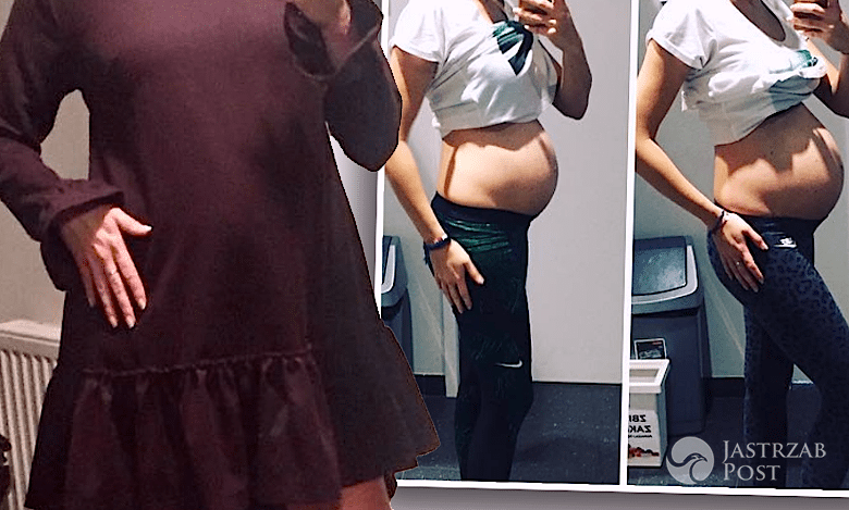Polska gwiazda jest już w 8 miesiącu ciąży! Pochwaliła się dużym brzuszkiem w bardzo krótkiej sukience