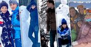 Gwiazdy w ferworze zimowego szaleństwa: Kasia Cichopek, Paulina Krupińska, Rafał Maślak. Dużo zdjęć