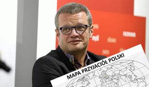 "Mapa przyjaciół Polski". Meller dowcipkuje