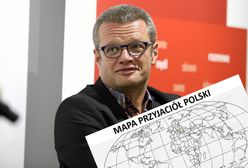 "Mapa przyjaciół Polski". Meller dowcipkuje