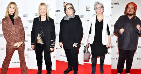Gwiazdy na rozdaniu "Złotych Taśm" SPF: Grażyna Torbicka, Dorota Pomykała, Kinga Dębska