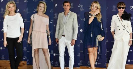 Gwiazdy na zawodach w skokach konnych CSIO 5* w Sopocie: Martyna Wojciechowska, Katarzyna Sokołowska, Lara Gessler, Karolina Ferenstein-Kraśko