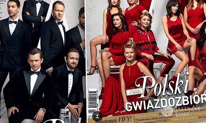 Plejada najbardziej znanych polskich gwiazd na aż dwóch okładkach magazynu: Małgorzata Kożuchowska, Agnieszka Więdłocha, Piotr Stramowski i wiele, wiele innych...