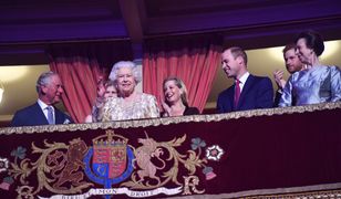 William, Harry i Meghan na koncercie z okazji urodzin królowej Elżbiety. Wyjątkowy wieczór u Windsorów