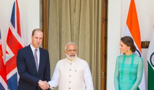 Księżna Kate i Książę William na oficjalnym lunchu z premierem Indii