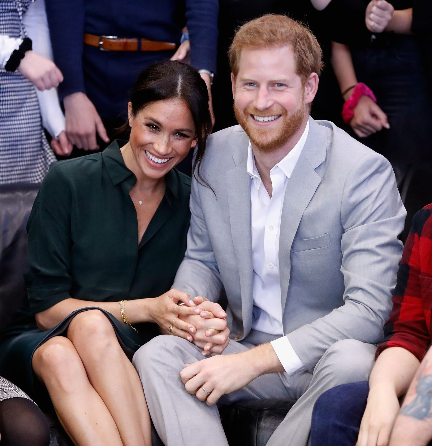 during an official visit to Sussex on October 3, 2018 in Peacehaven, United Kingdom.  The Duke and Duchess married on May 19th 2018 in Windsor and were conferred The Duke & Duchess of Sussex by The Queen. 