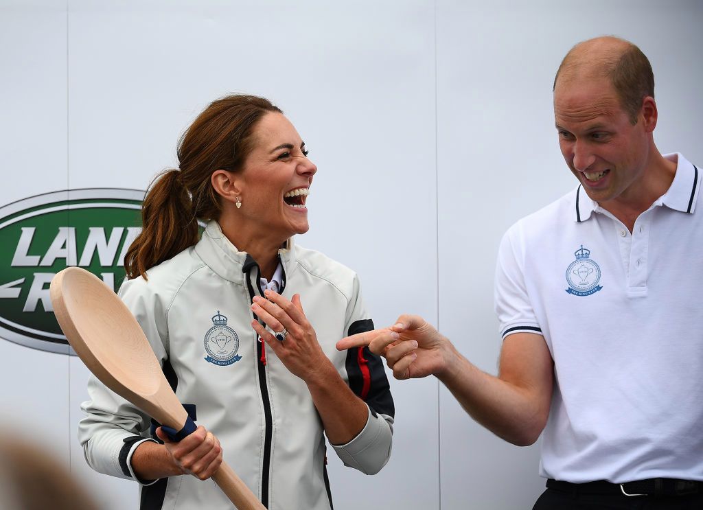 Kate Middleton i książę William świetnie się bawili w swoim towarzystwie 