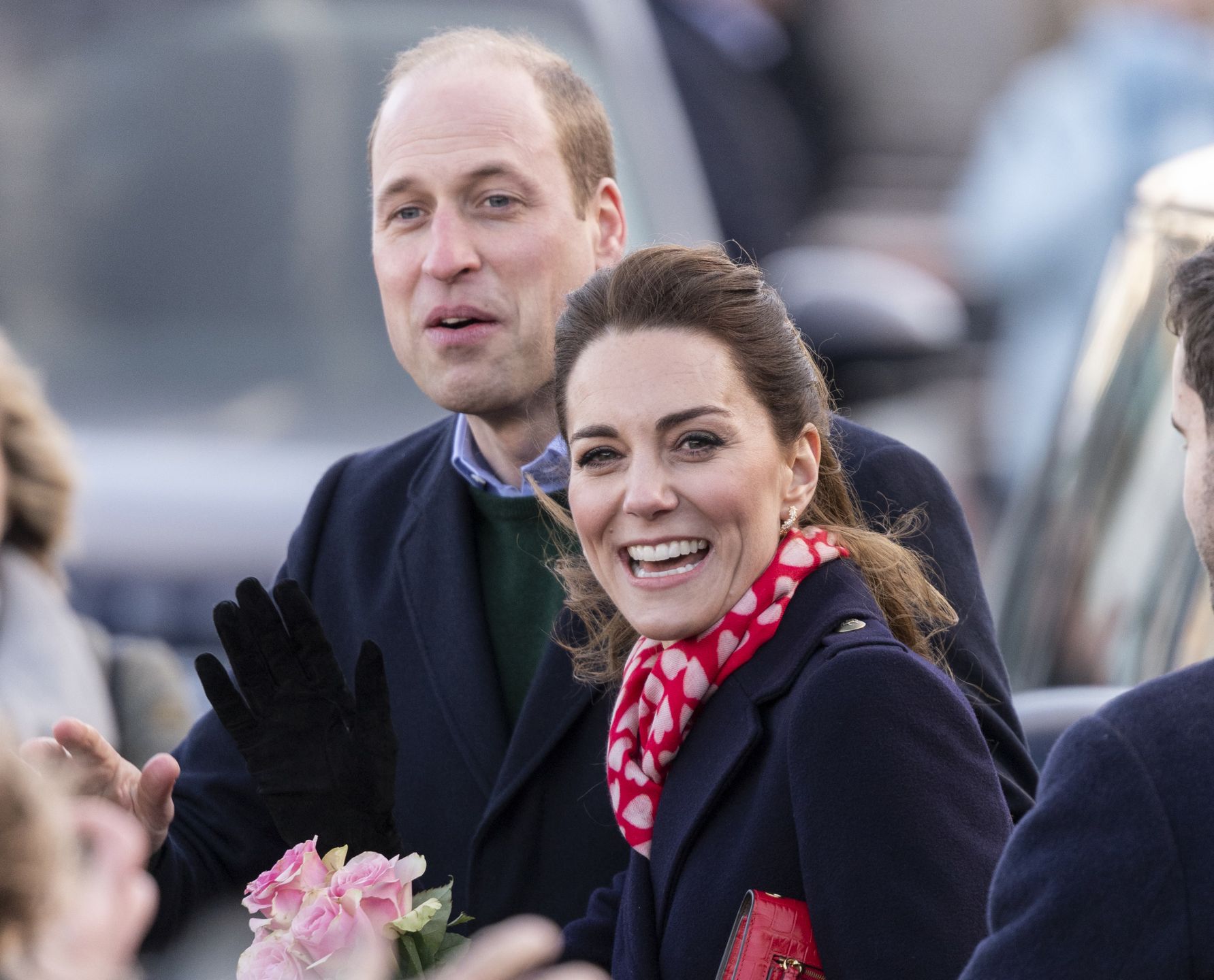 Kate Middleton pozwoliła sobie na czuły gest w stronę męża. Reakcja Williama? Bezcenna
