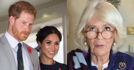 Księżna Camilla ZASTANAWIA SIĘ przy odpowiedzi na pytanie, czy będzie tęsknić za Meghan i Harrym po "Megxicie"