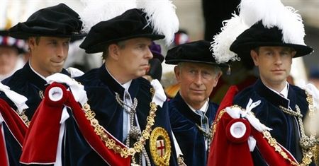 Książę William kawalerem Orderu Podwiązki